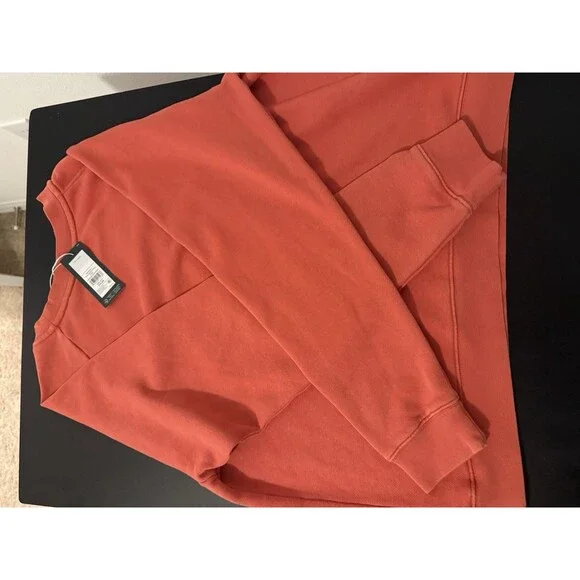 Alpine Design Women’s Solid Fleece Crew Sweater Antique Rosewood Large Nwt - Picture 4 of 4